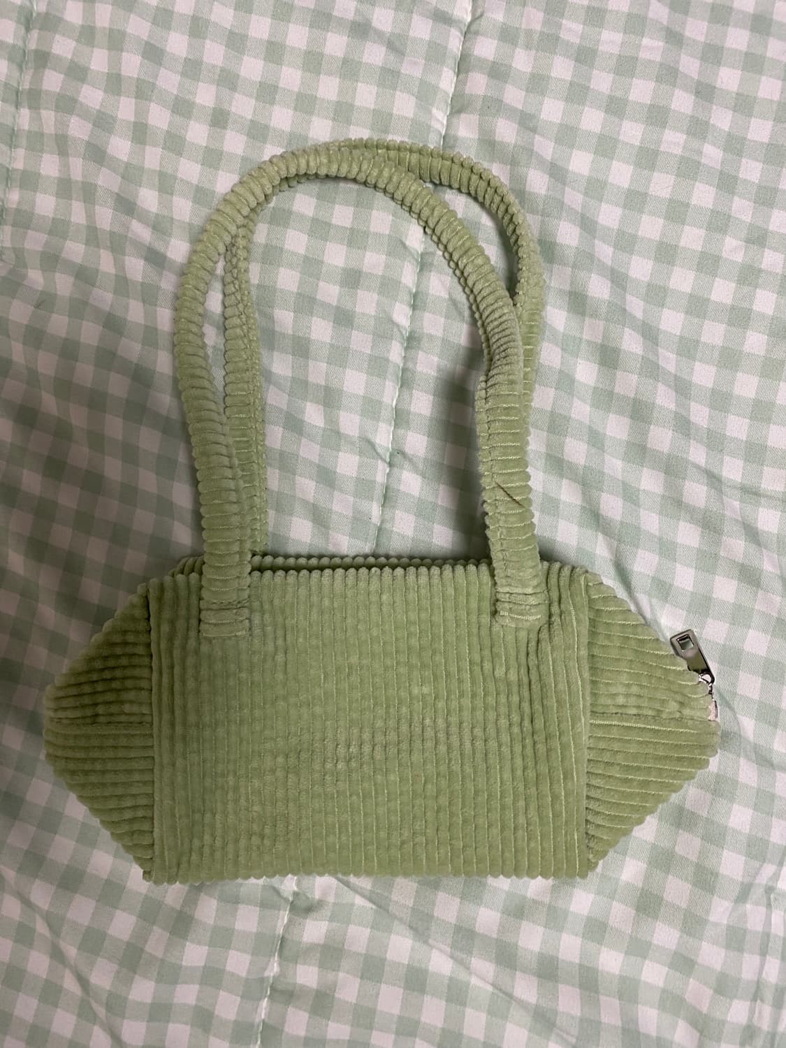 위아이윤 코듀로이 미니백 아보카도 상품이미지2