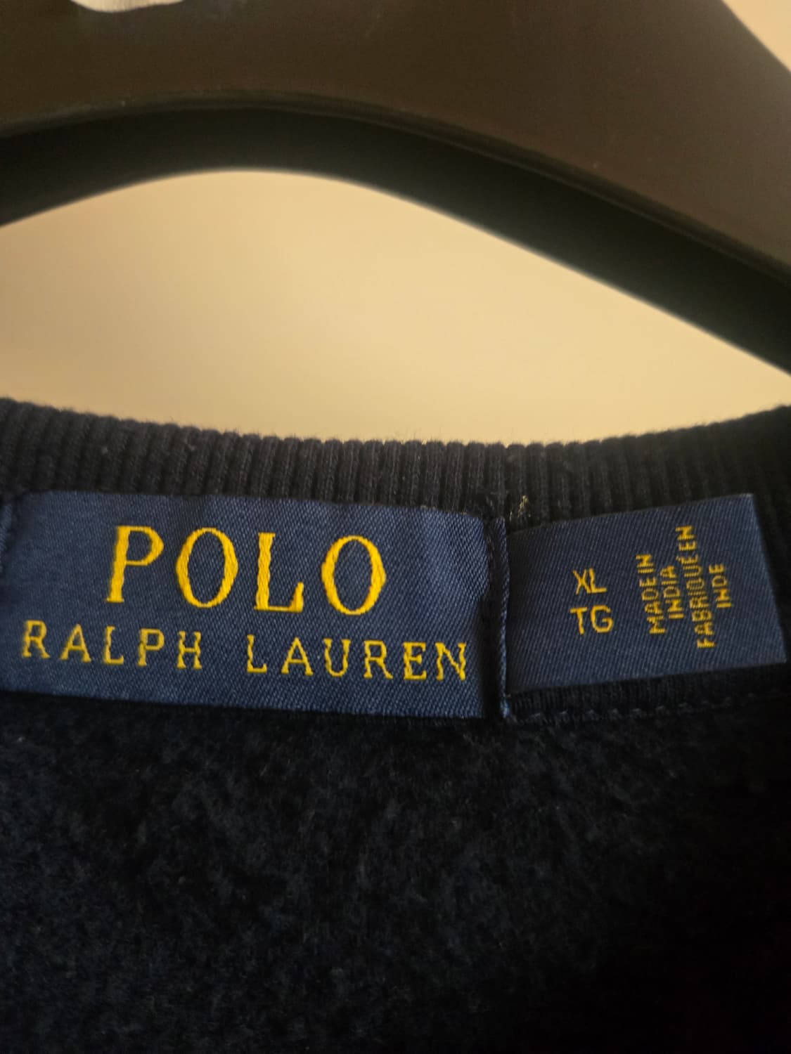 폴로 랄프로렌 남성 기모 네이비 맨투맨 상품이미지7