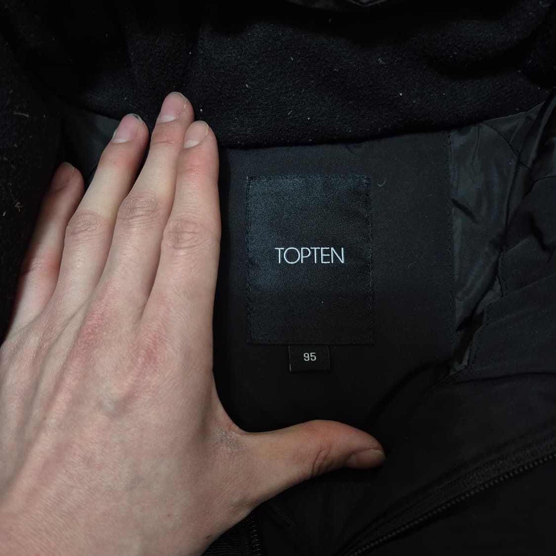 TOPTEN 탑텐 남성 덕다운 후드 롱패딩 점퍼 M(95) 상품이미지4
