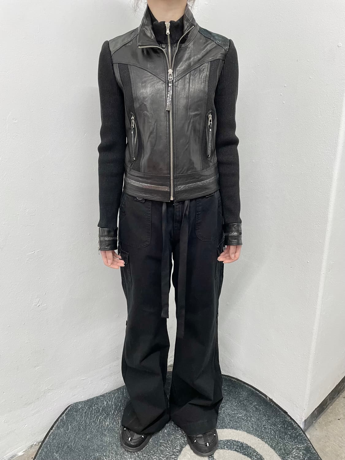 락시크 양가죽 레이어드 자켓 상품이미지4