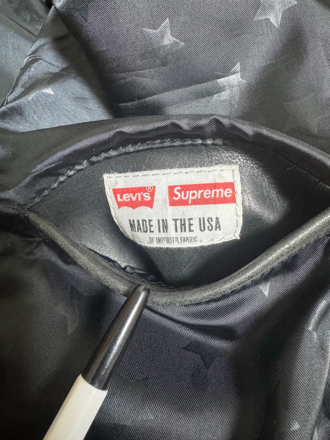 슈프림 x리바이스 leather jacket 2011-fw 상품이미지10