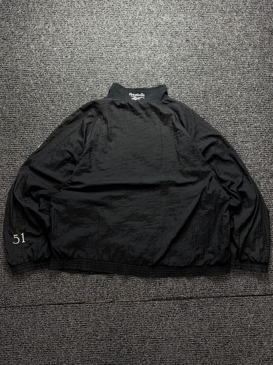 90s 리복 빅로고 올드스쿨 나일론 우븐 트랙 자켓 1434 상품이미지4