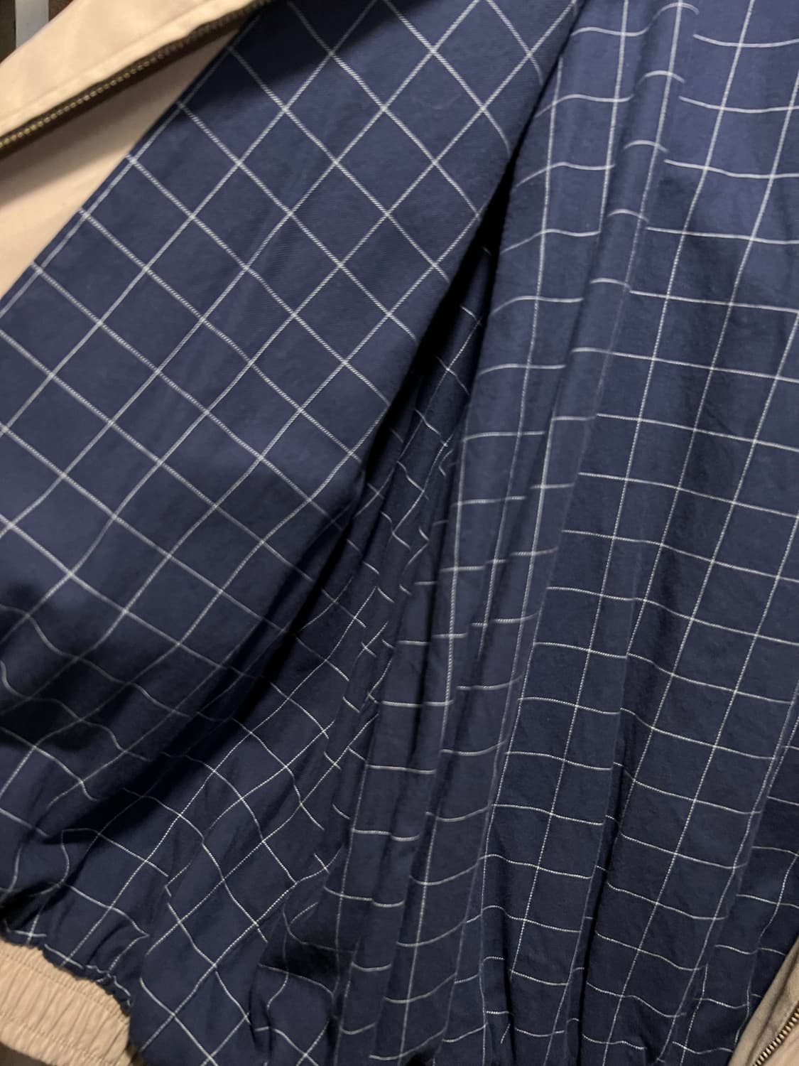 [2XL]폴로 랄프로렌 체크 라이닝 베이지 드리즐러 자켓 상품이미지5