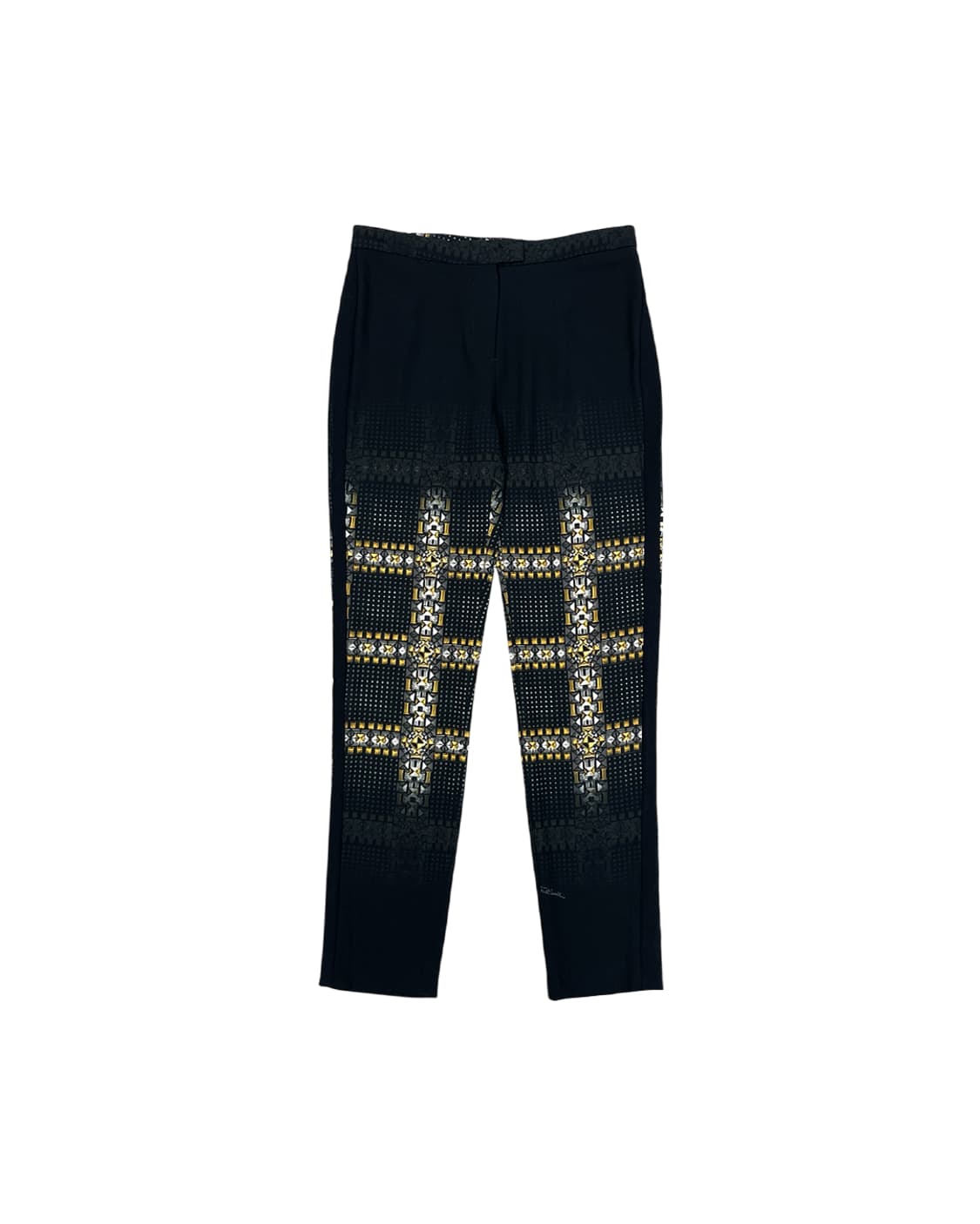 저스트 카발리 12AW 지오메트릭 크로스 프린트 트라우저 상품이미지4