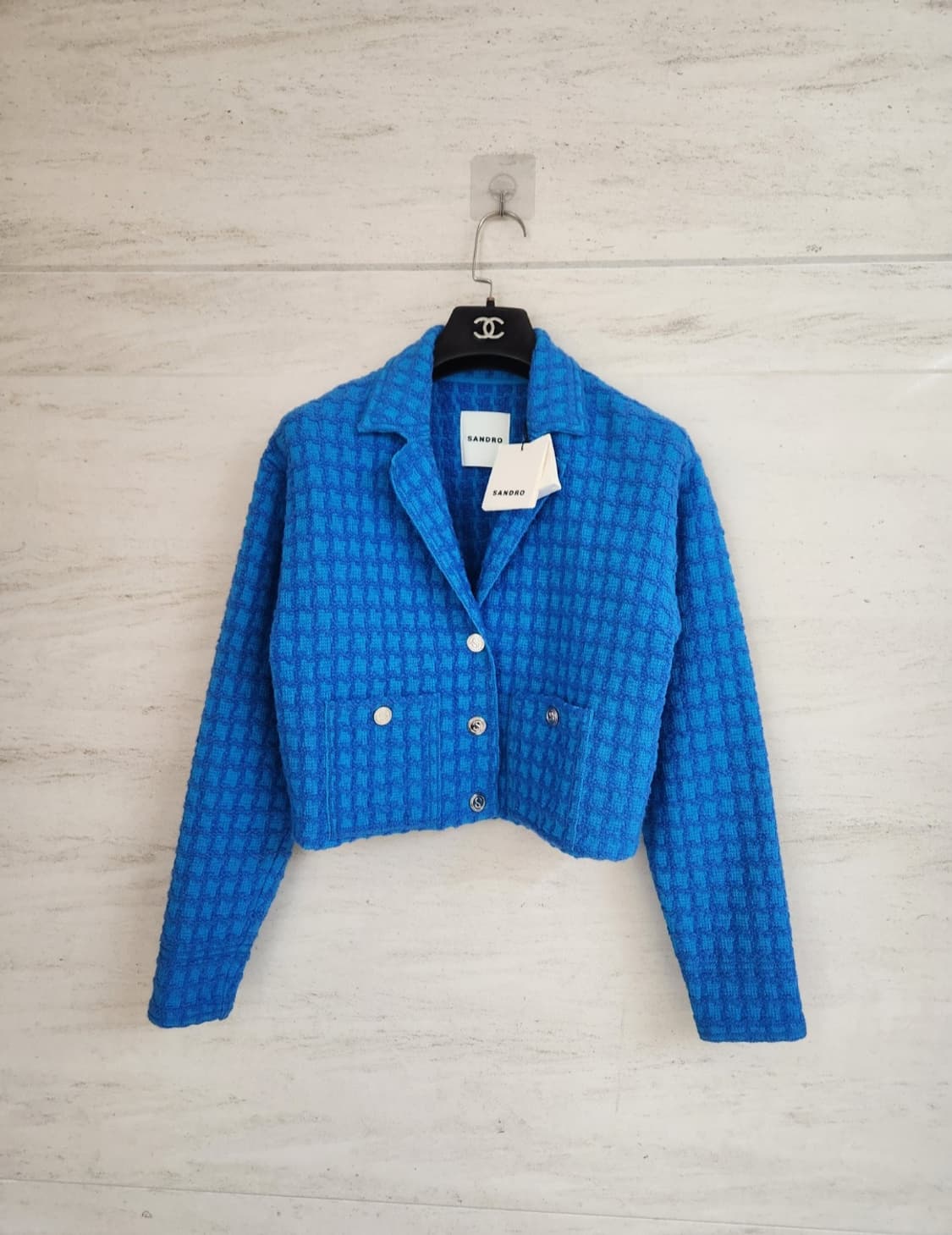 (새상품)산드로 트위드 크롭자켓 36사이즈 상품이미지7