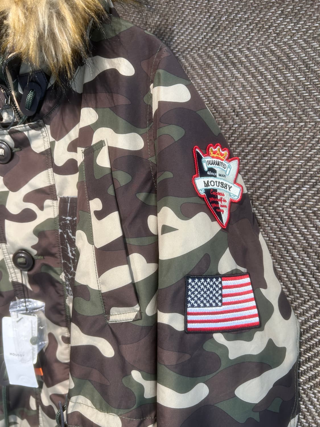 데드스탁) Moussy 밀리터리 m65 다운자켓 상품이미지5