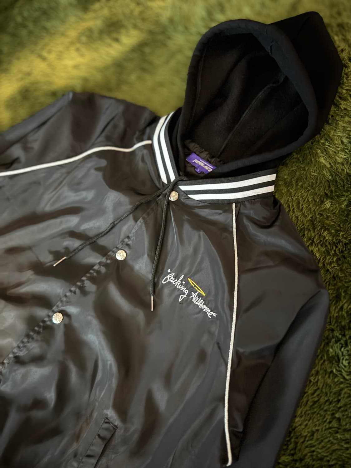 [L] 퍼킹어썸 R.I.P. BANDIT 라이트웨이트 스타디움 자켓 상품이미지2