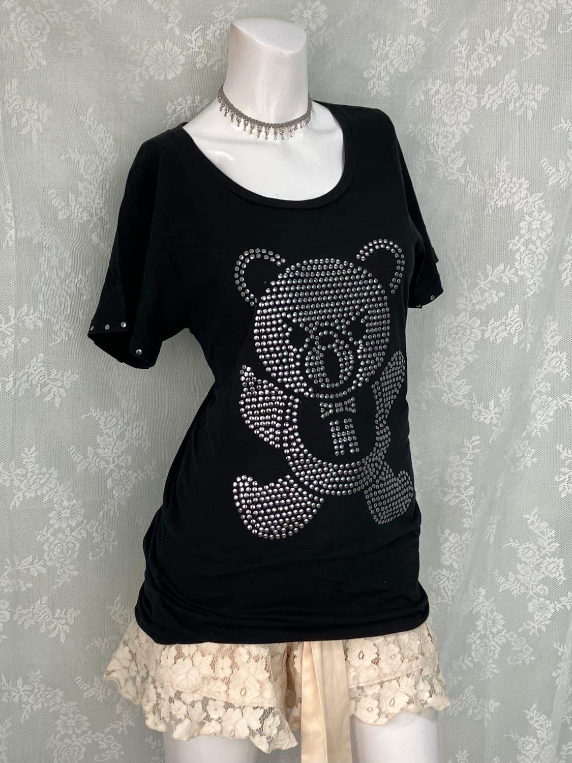 히스테릭글래머 스터드 히스베어 반팔 갸루 y2k287 상품이미지1