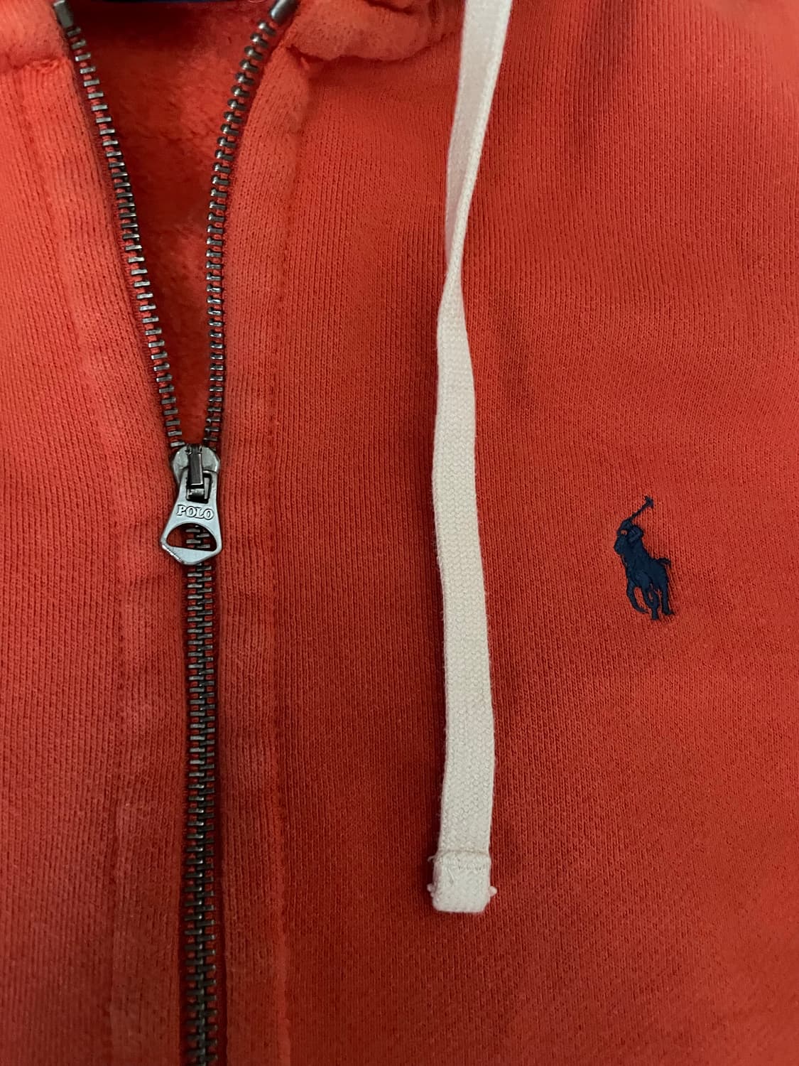 폴로 랄프로렌 오렌지 후드 집업 상품이미지2