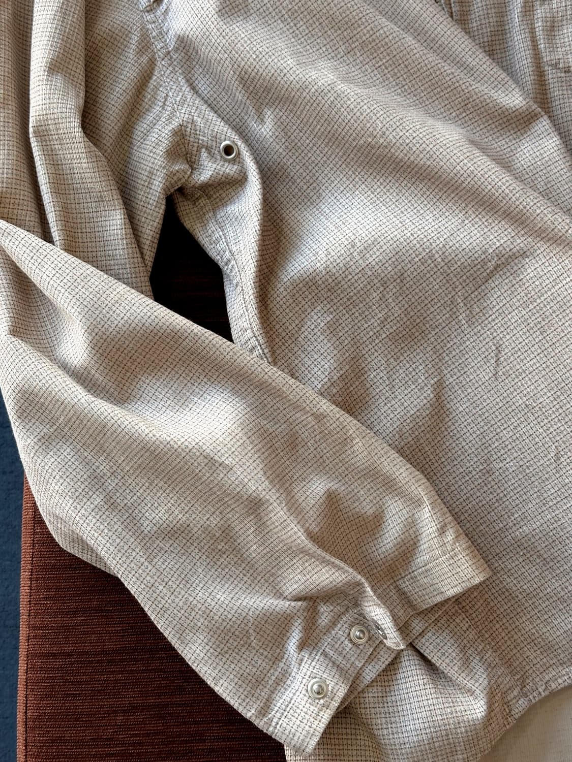 Design check shirket zip blouson 상품이미지3