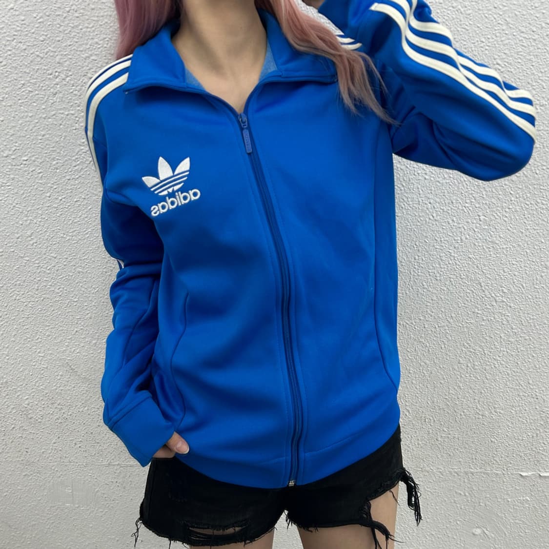 아디다스 spo 화이트라인 블루 트랙탑 100 상품이미지2