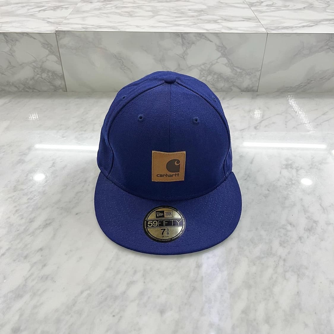 칼하트x뉴에라 블루 스냅백 상품이미지2