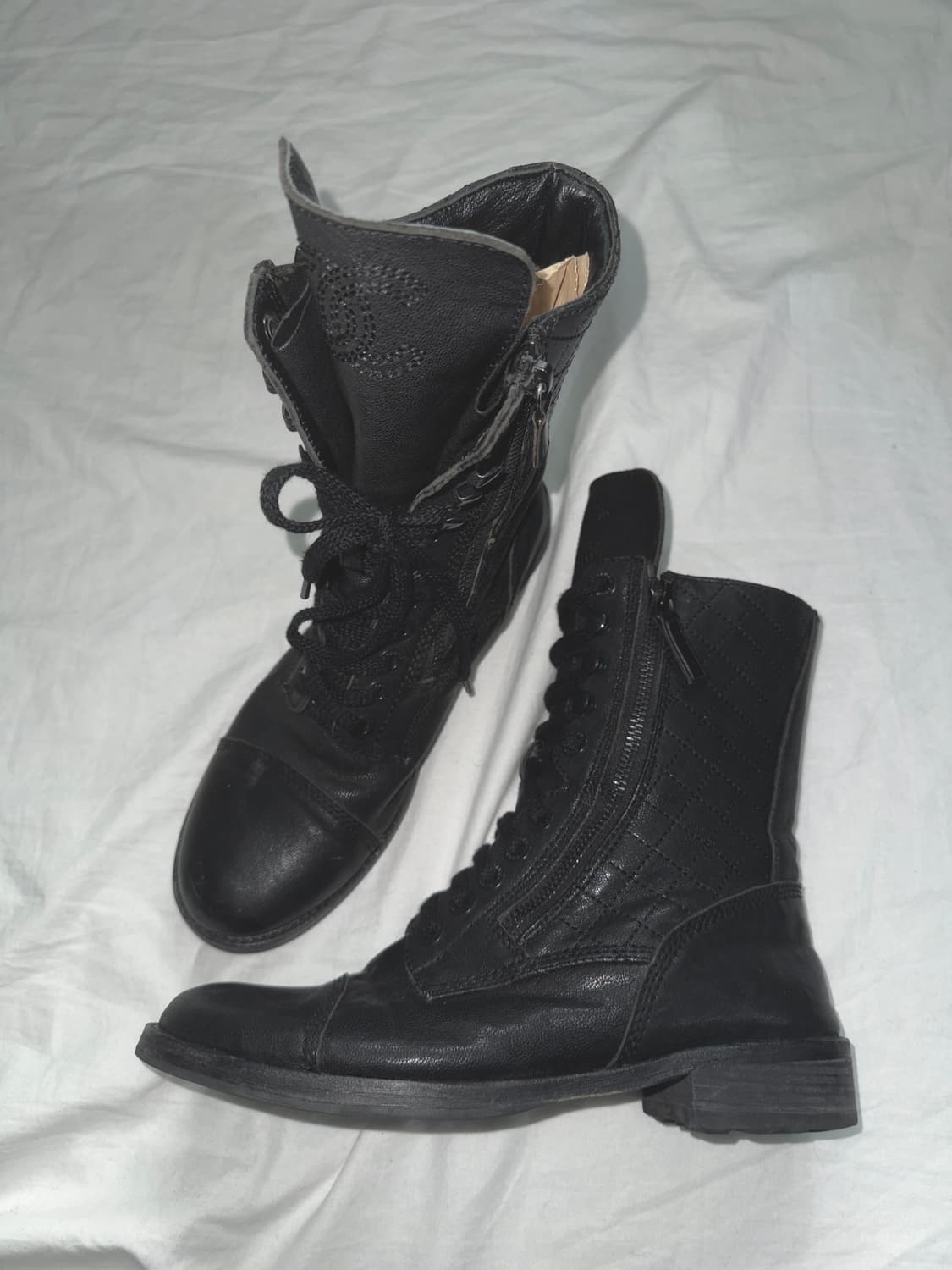 샤넬 2014 by 칼라거펠트 컴뱃부츠 상품이미지1