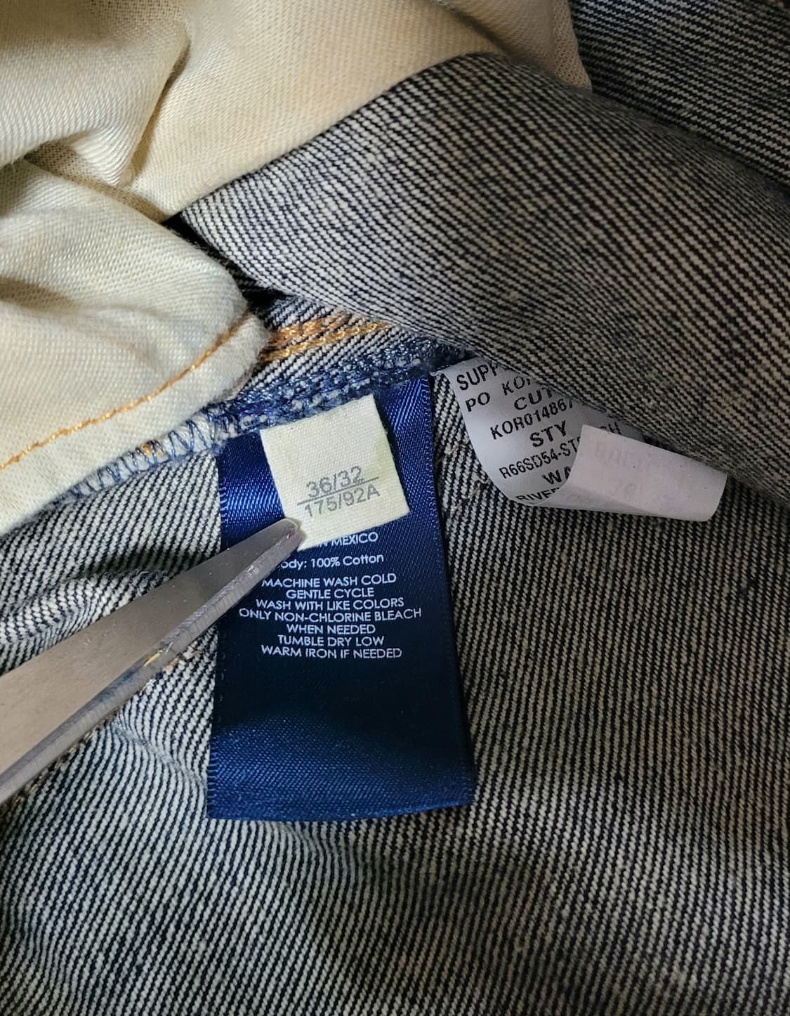 폴로 랄프로렌 남성용 진청바지(36×32) 상품이미지7