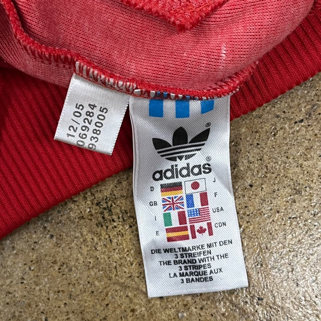 아디다스 레드 후플 플락 후드집업 져지 85 상품이미지7