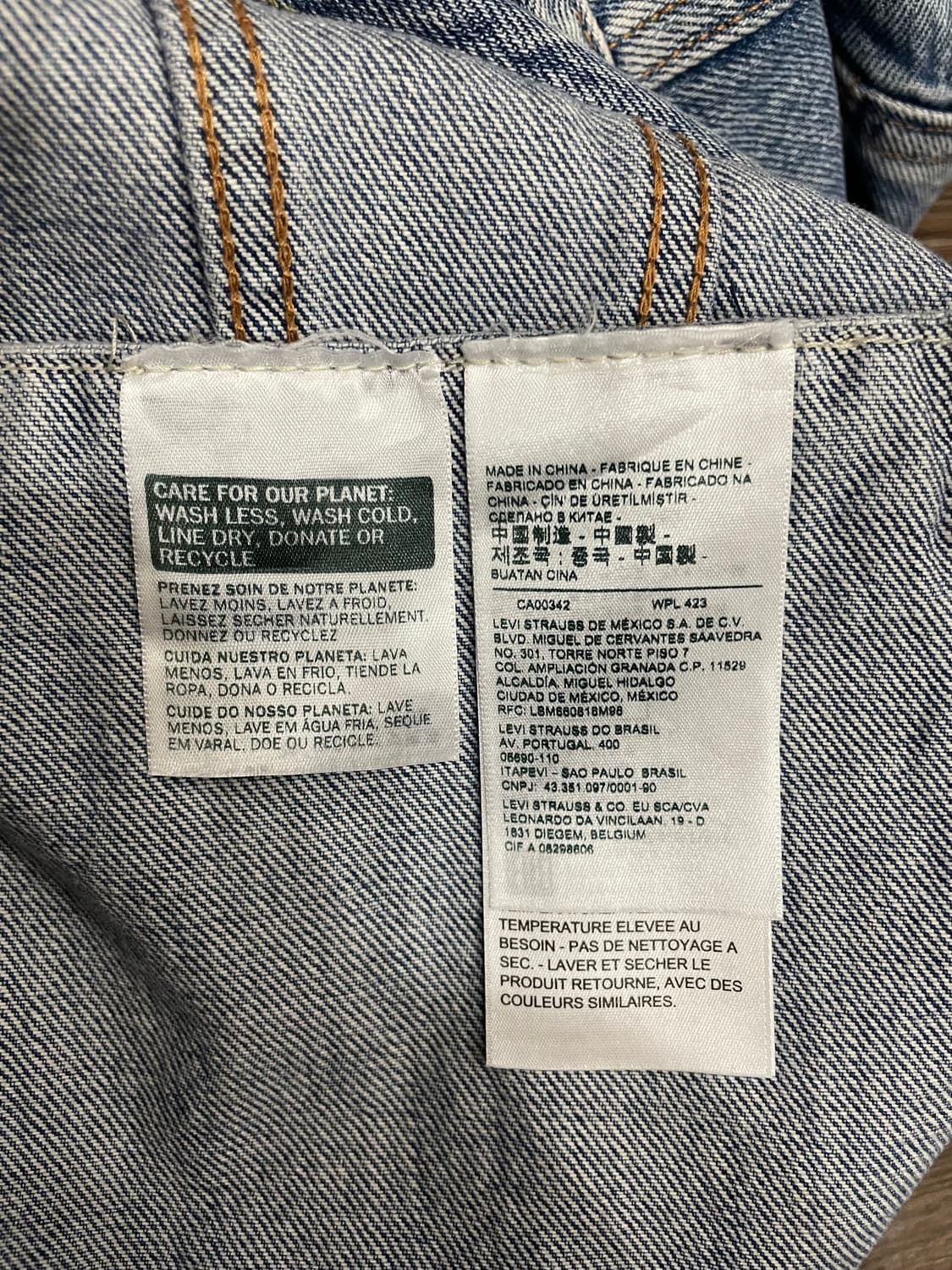 리바이스 버드 프린팅 트러커 데님 자켓 상품이미지8