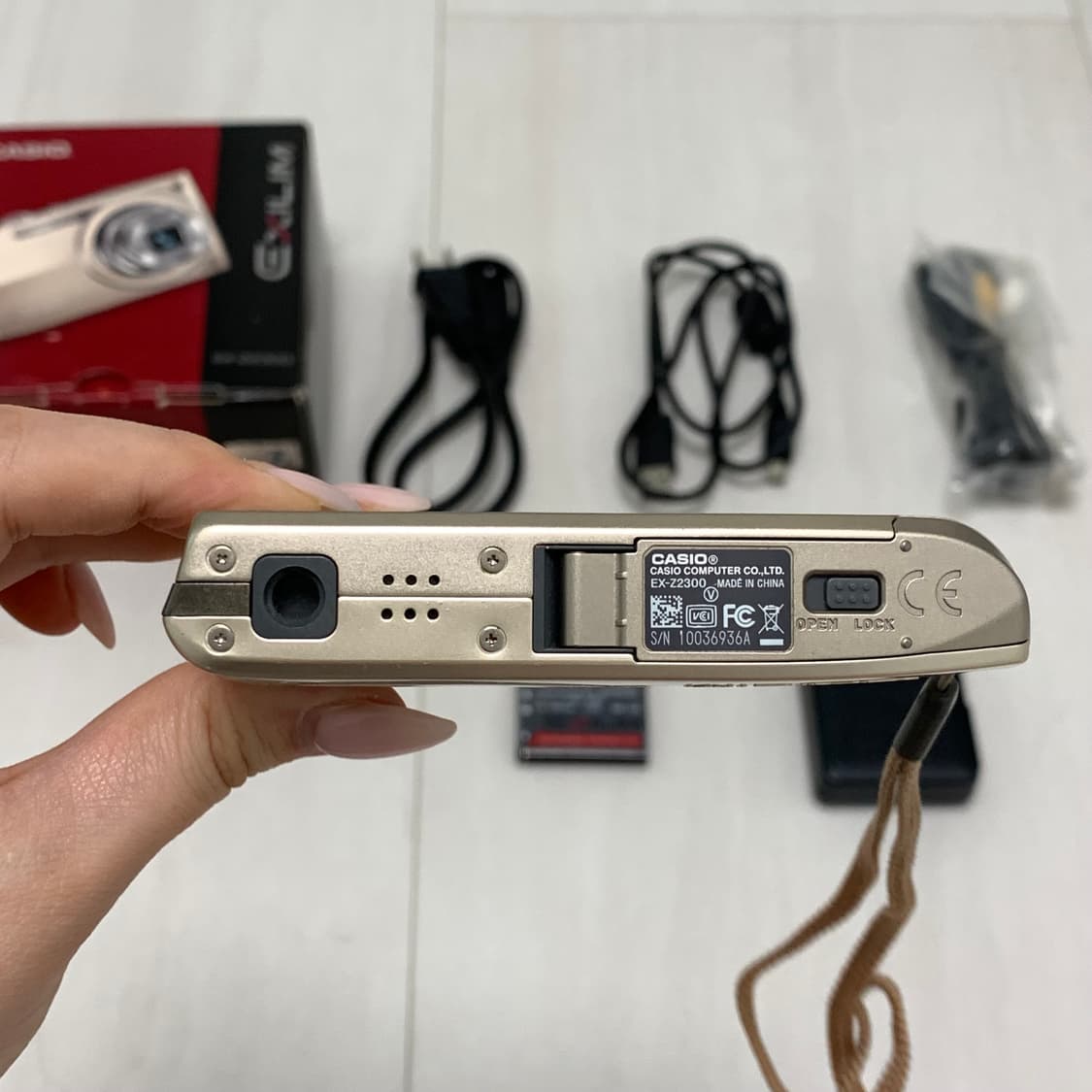 [풀박 재입고] casio ex-z2300 아일릿 모카 디카 카메라 상품이미지6