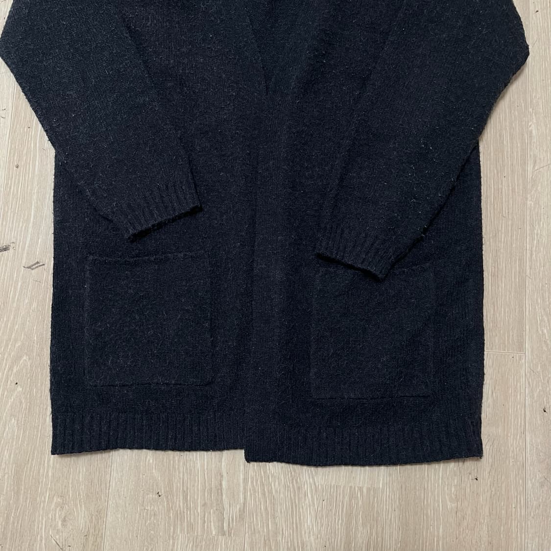 자라 키즈 포켓 롱 가디건 [차콜그레이] 13-14세 상품이미지3