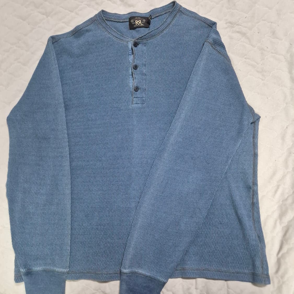 [L사이즈] RRL 랄프로렌 자카드 헨리넥 니트 / 올드조 웨어하우스 버 상품이미지10