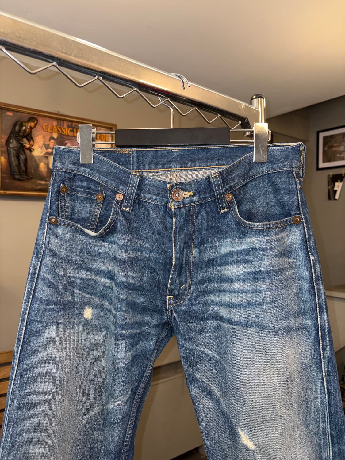 00‘s Levi’s 502 J22 selvedge denim pants 상품이미지5