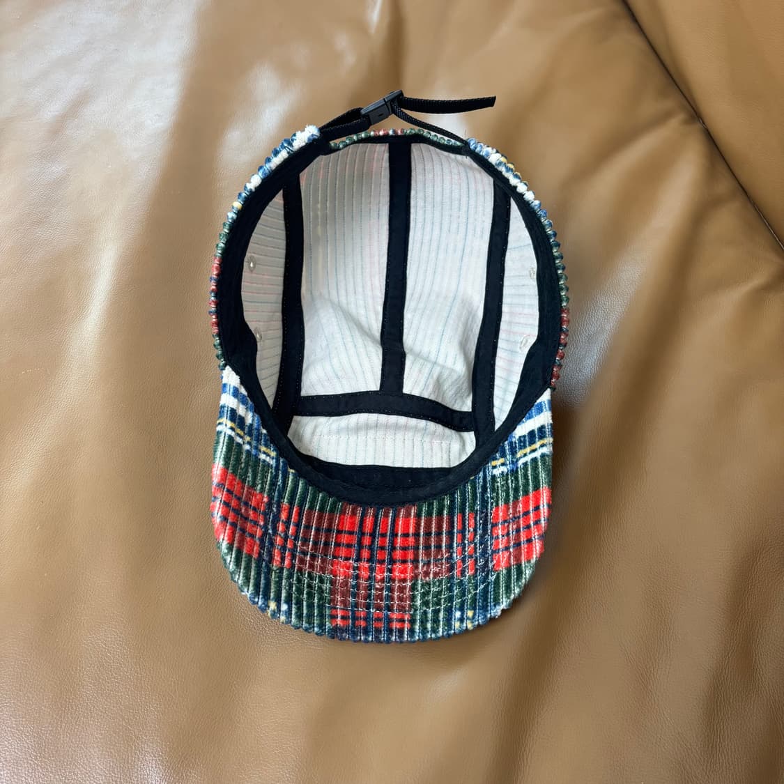 슈프림 캠프캡 모자 박스로고 22ss 플래드 체크 상품이미지7