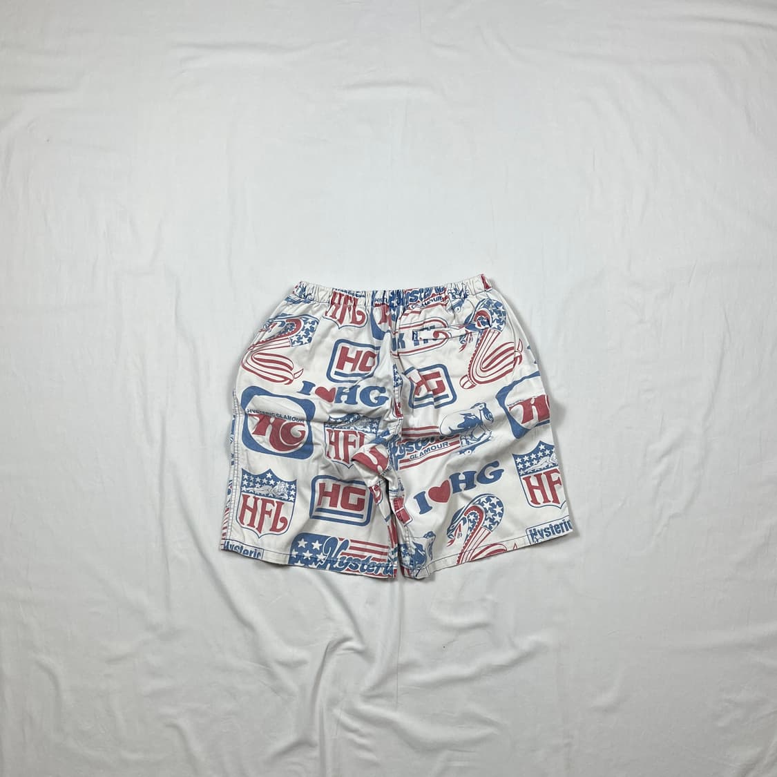 90‘s 히스테릭글래머 fuck it 쇼트 밴딩팬츠 반바지 상품이미지5