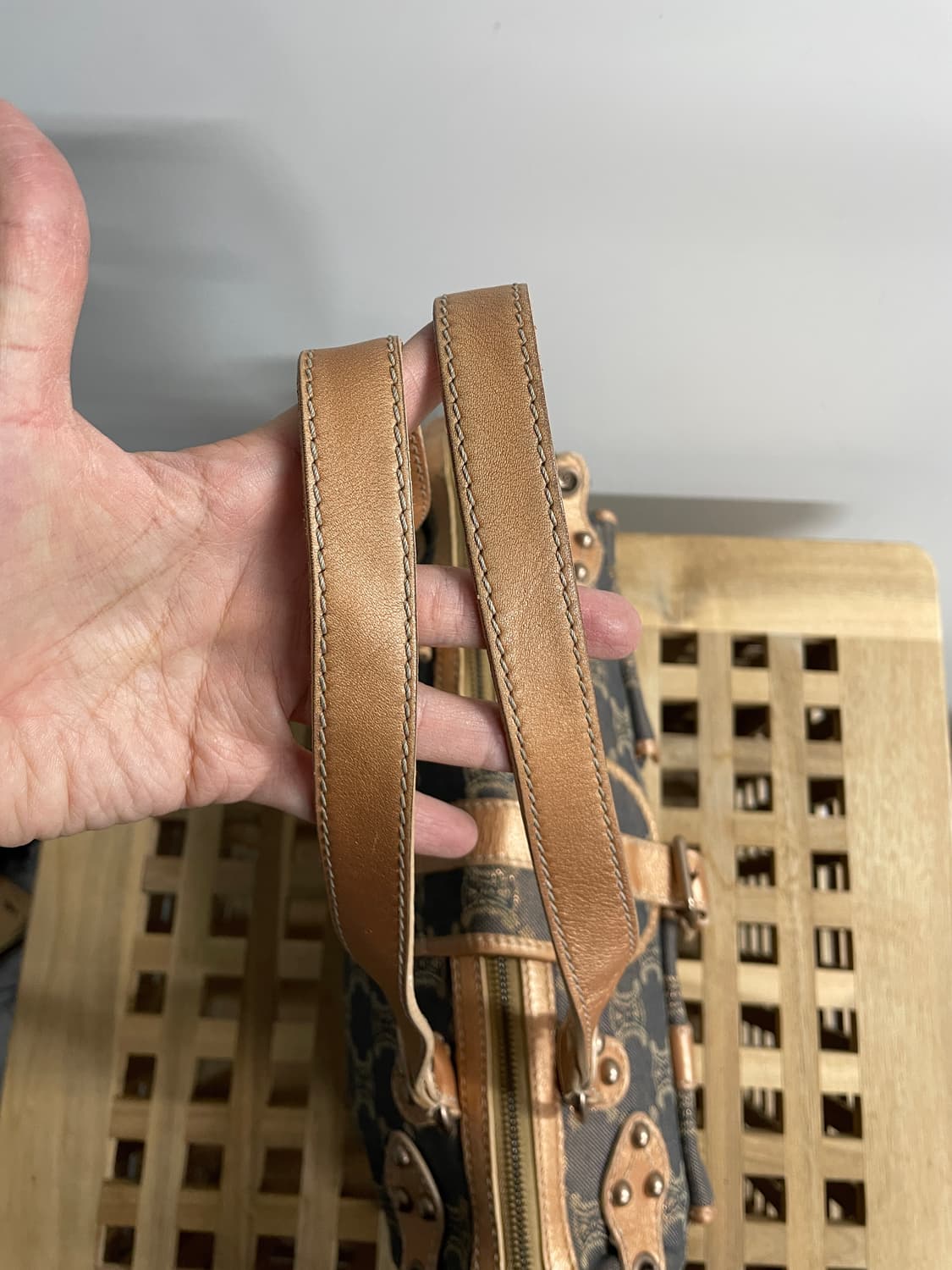 셀린느 데님 트리오페 y2k 숄더백 상품이미지5