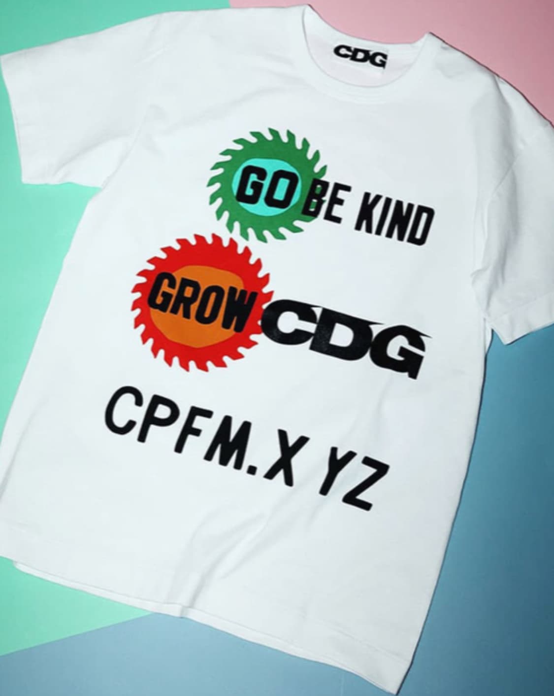 CDG x CPFM Go Be Kind Grow 반팔티 상품이미지2