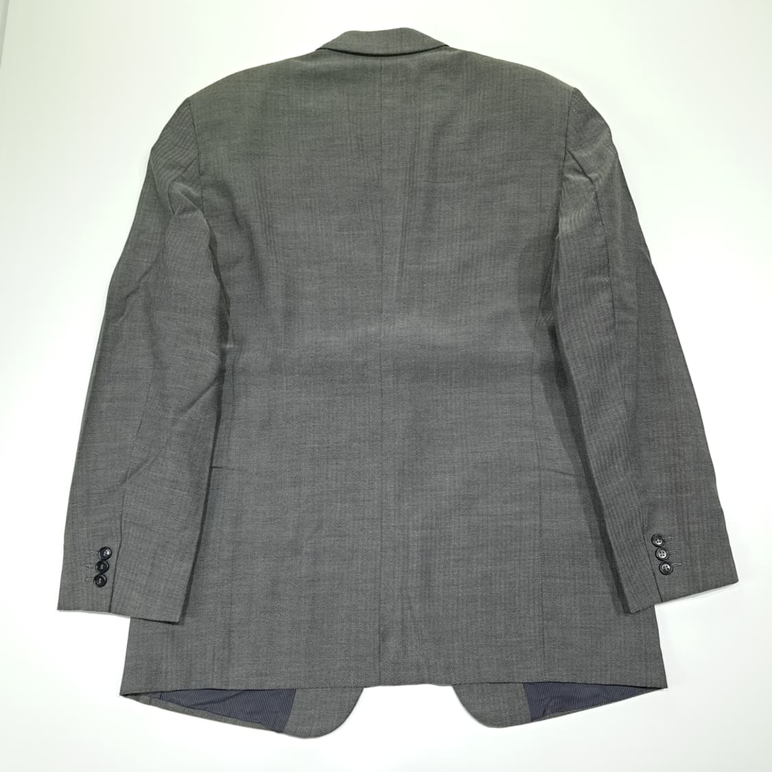CL485 L 올리버 발렌티노 90s 이태리판 울 차콜그레이 블레이저  상품이미지9