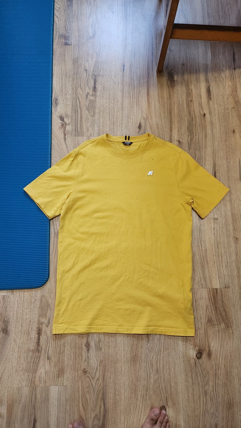 [L] 까웨 kway 반팔티셔츠 옐로우 아웃도어 상품이미지7