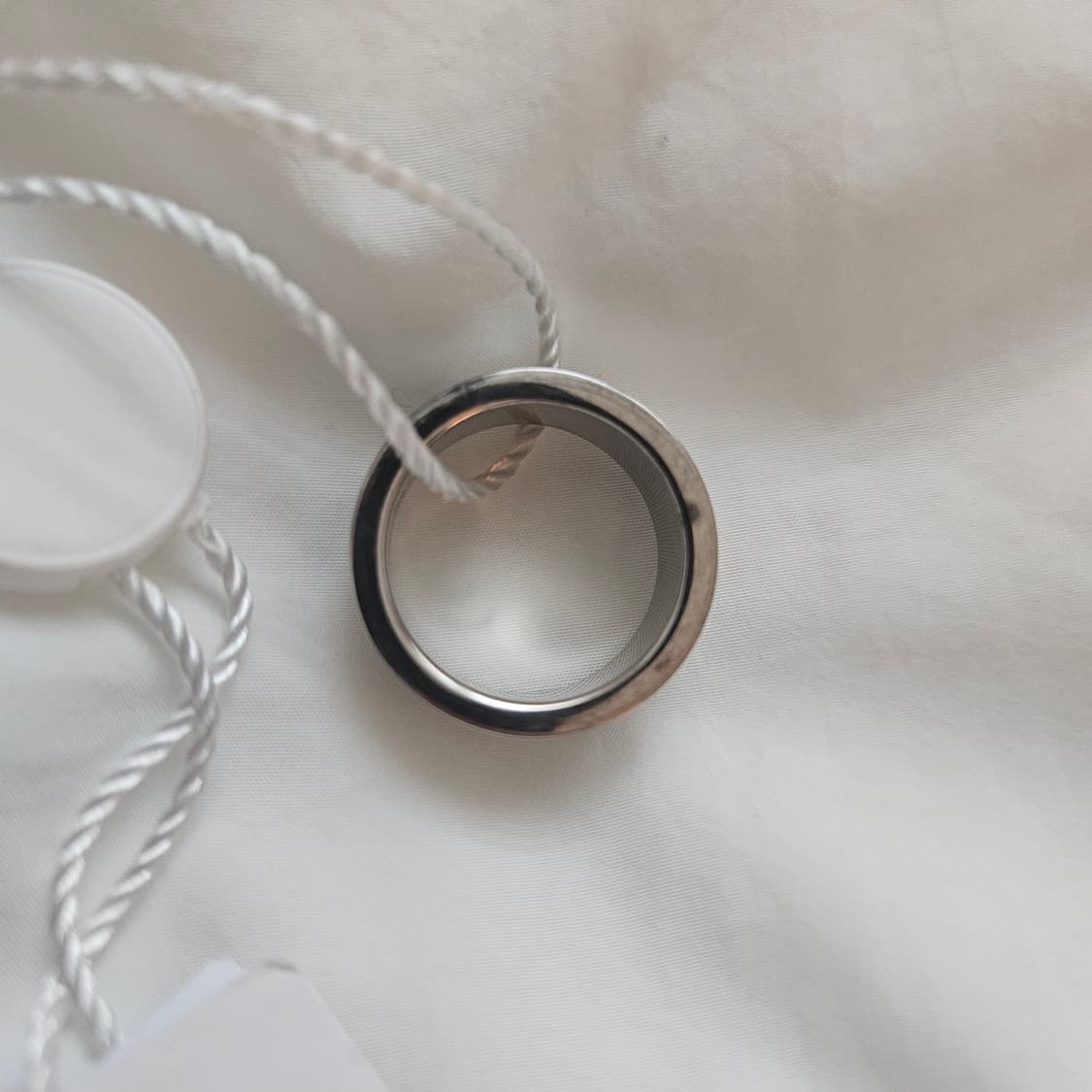 마르지엘라 로고 링 팔라듐 2사이즈 상품이미지2