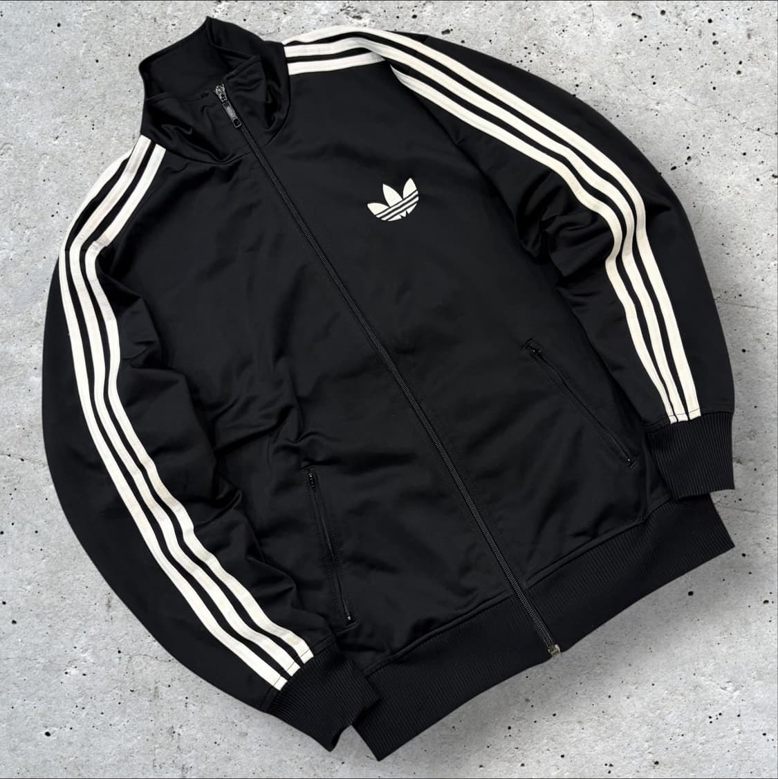 [S] 13s 아디다스 파이어버드 삼선 트랙탑 블랙 져지 C846 상품이미지1