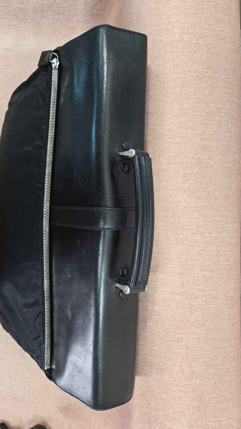 [정품/빈티지] 프라다 테수토 비텔로 브리프케이스 V122 (NERO) 상품이미지3