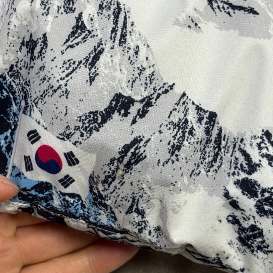 노스페이스 22베이징 설산 국대 팀코리아 눕시 패딩 105 상품이미지9