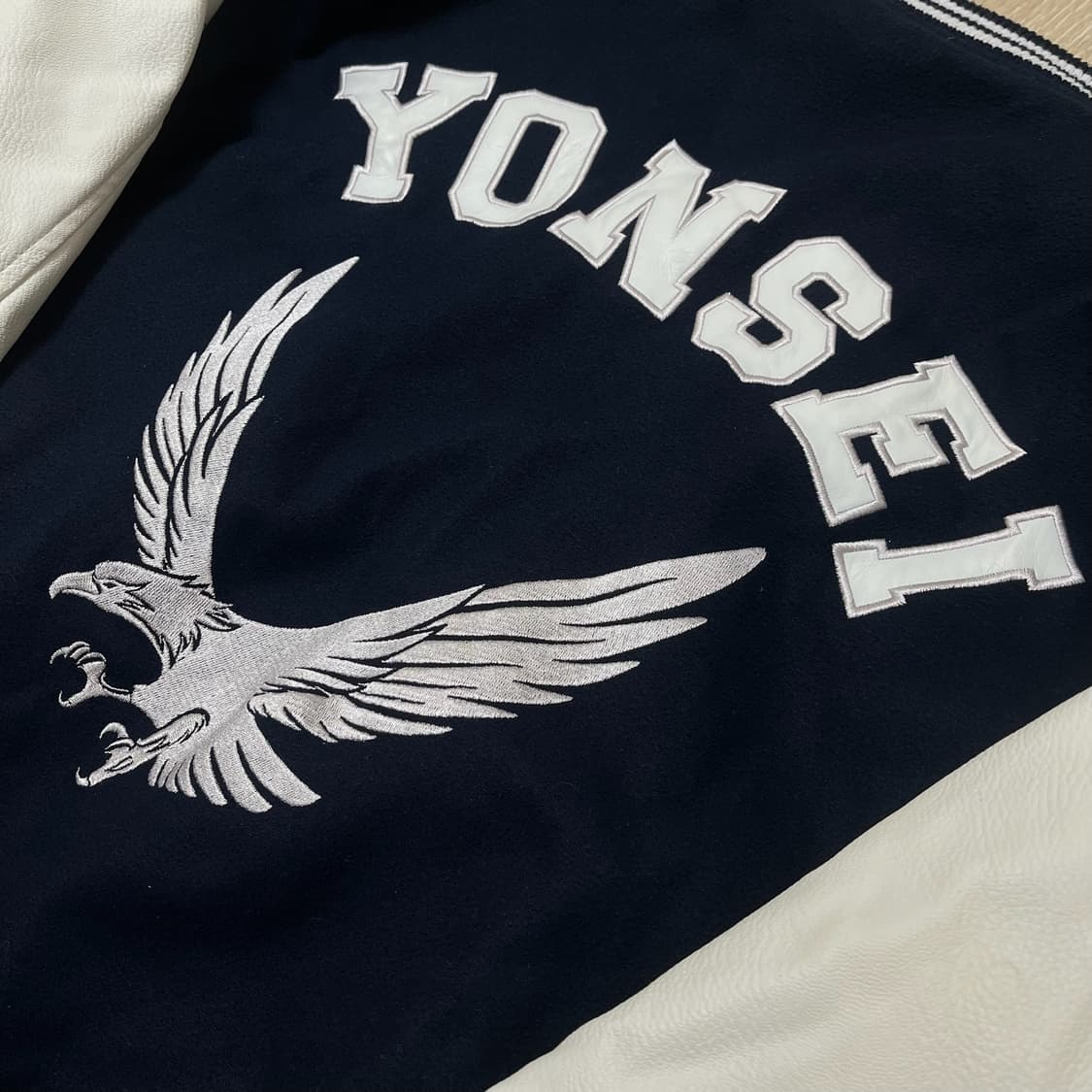 연세대학교 스타디움 바시티 학잠 과잠 [네이비] L/100 상품이미지8