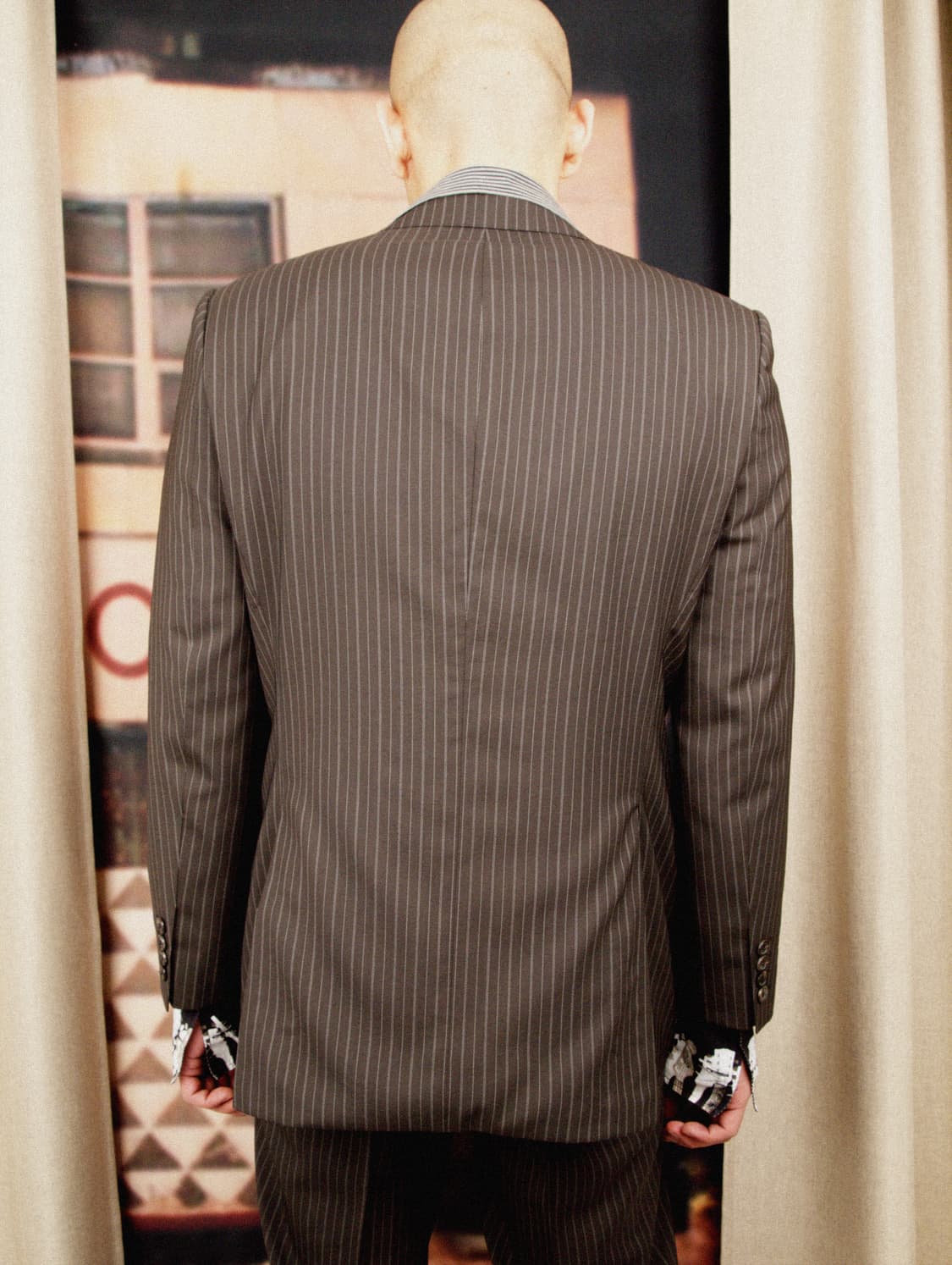 Virgin Wool Stripe Jacket 상품이미지3