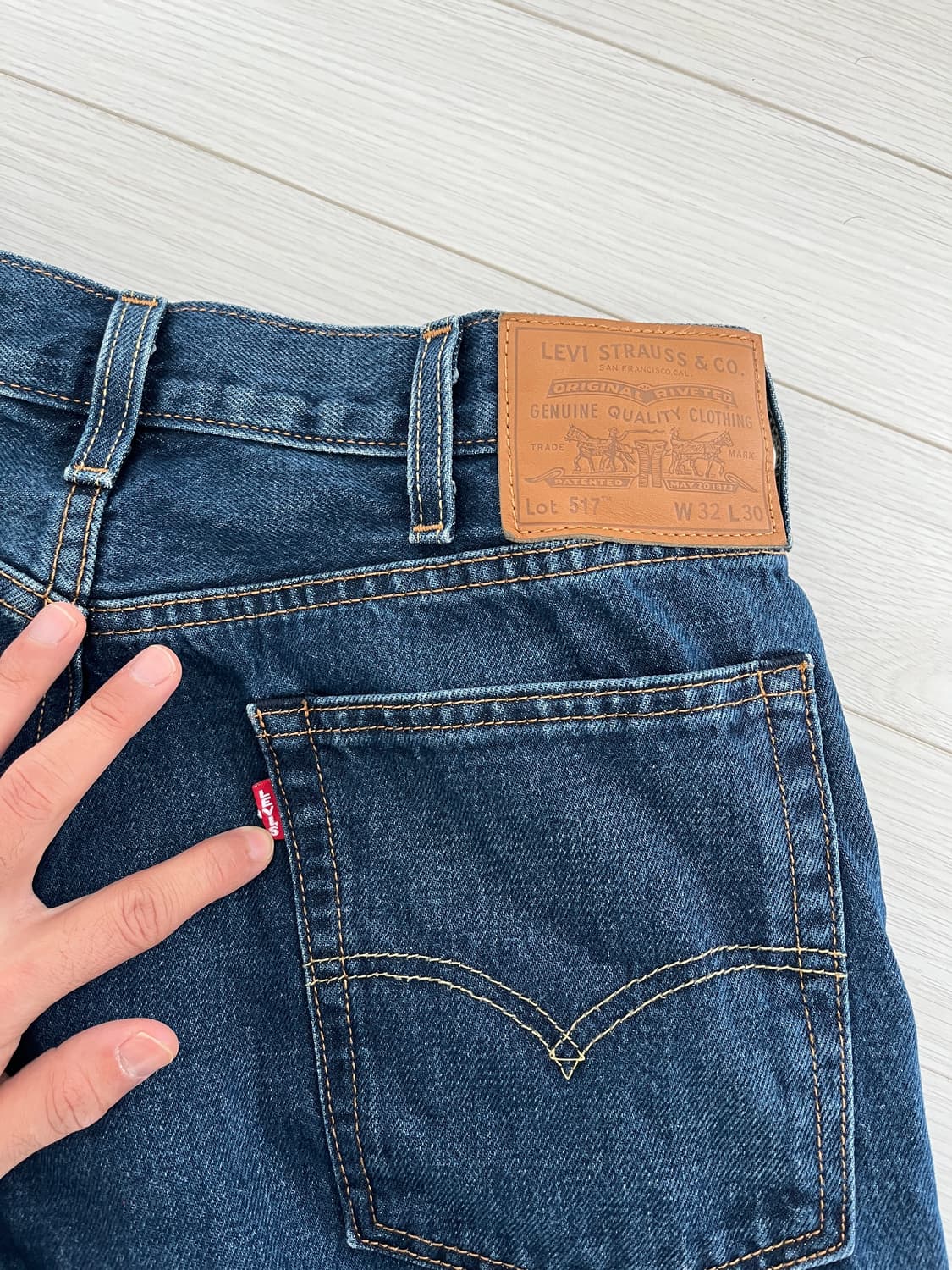 리바이스517 프리미엄 진청 32x30 상품이미지3
