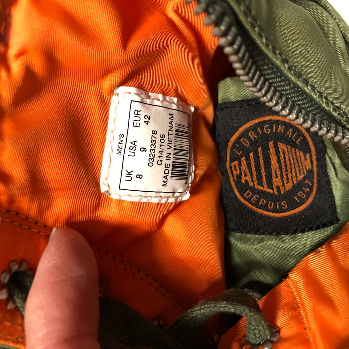 팔라디움x알파인더스트리 Ma1 부츠  6 상품이미지8