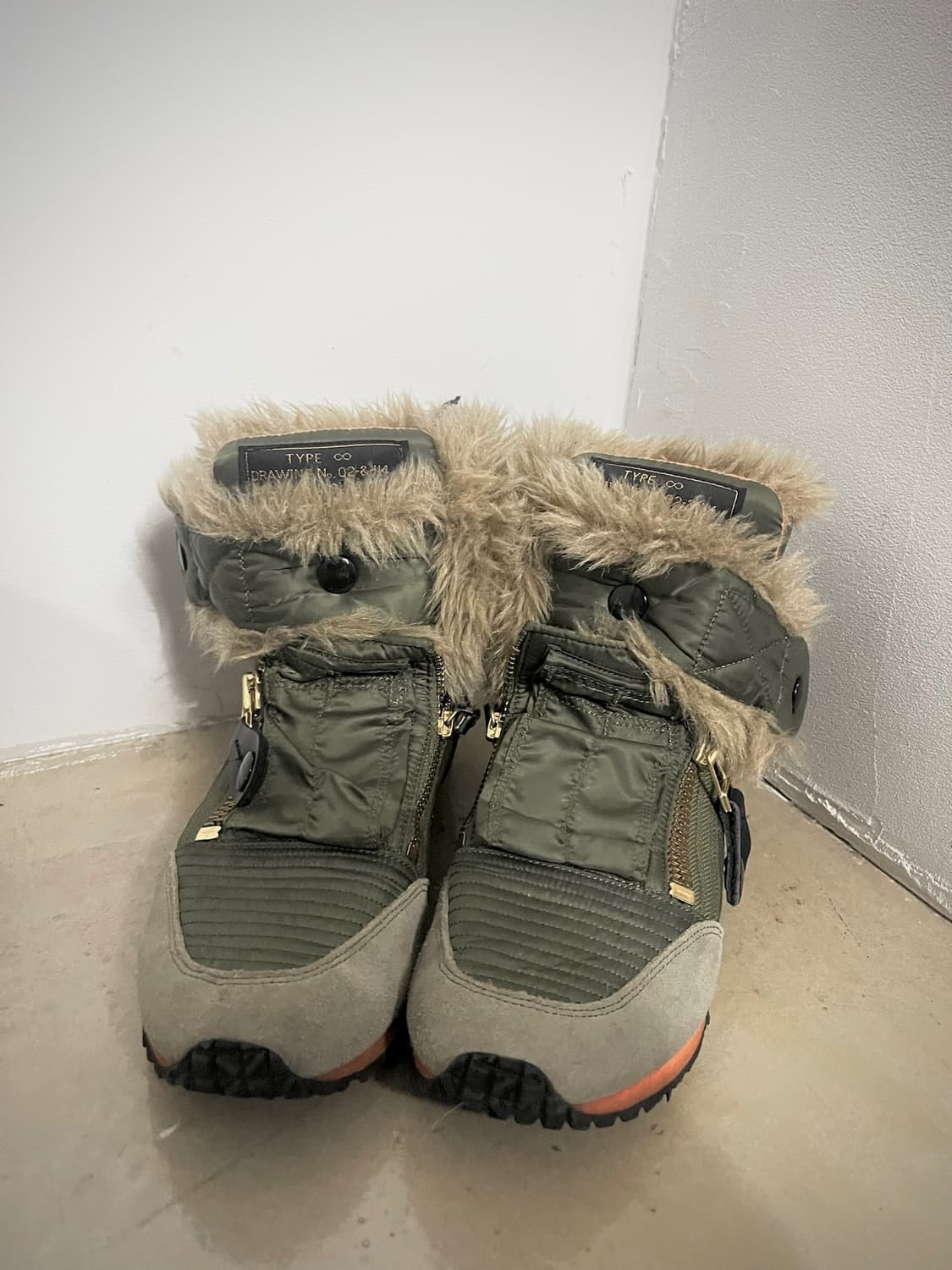 캐피탈 퍼 디테일 ma-1 스니커즈 상품이미지8