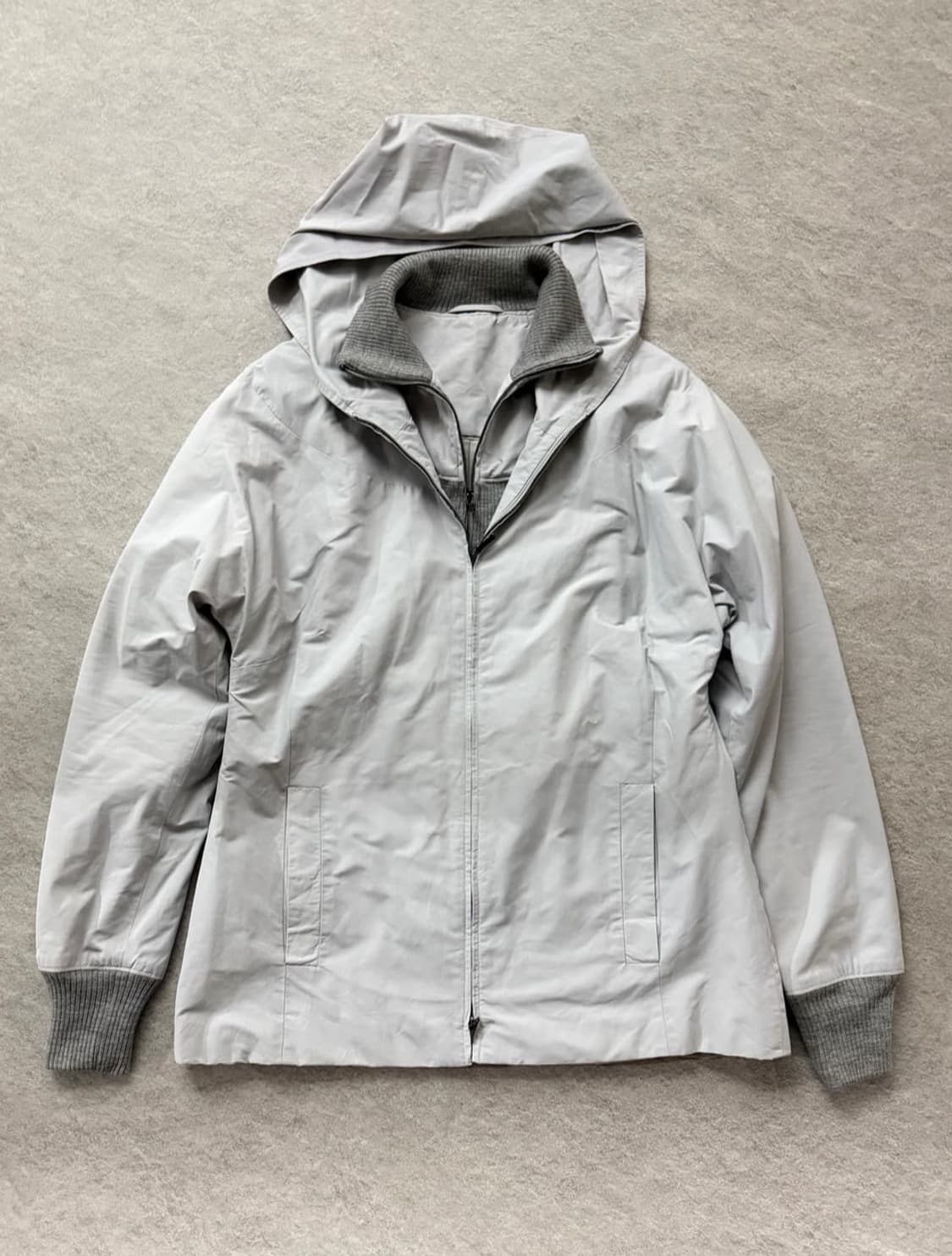 질샌더 라프시몬스 니트 레이어드 자켓 상품이미지3