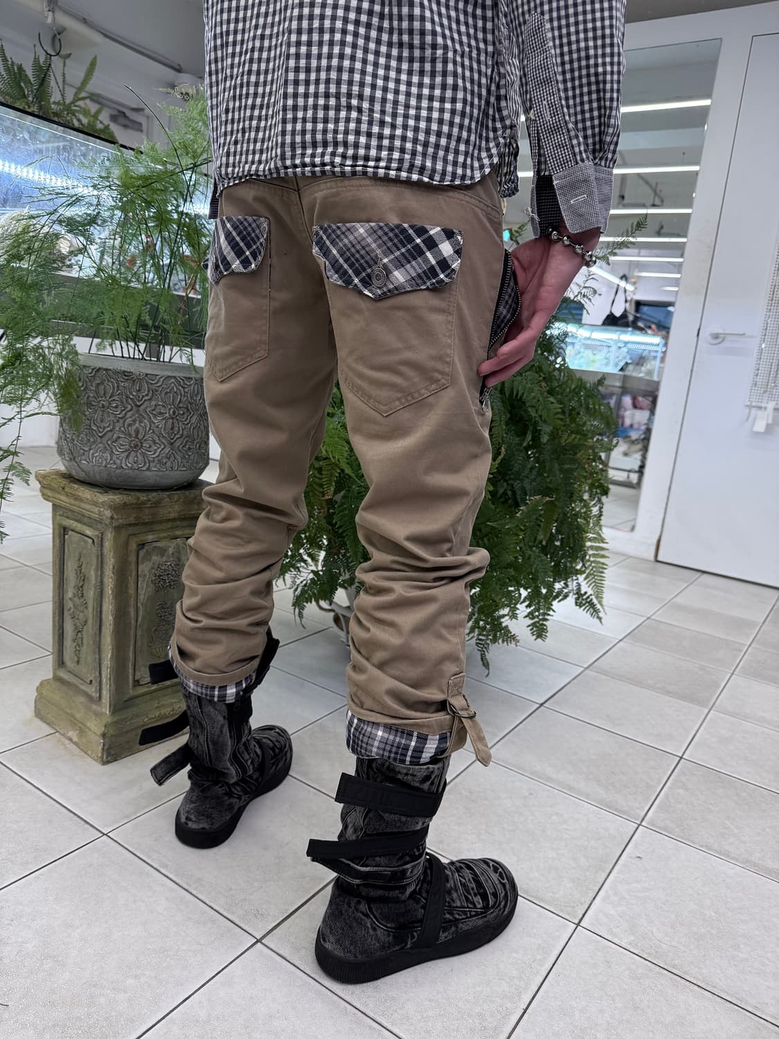 double waist pants 상품이미지2