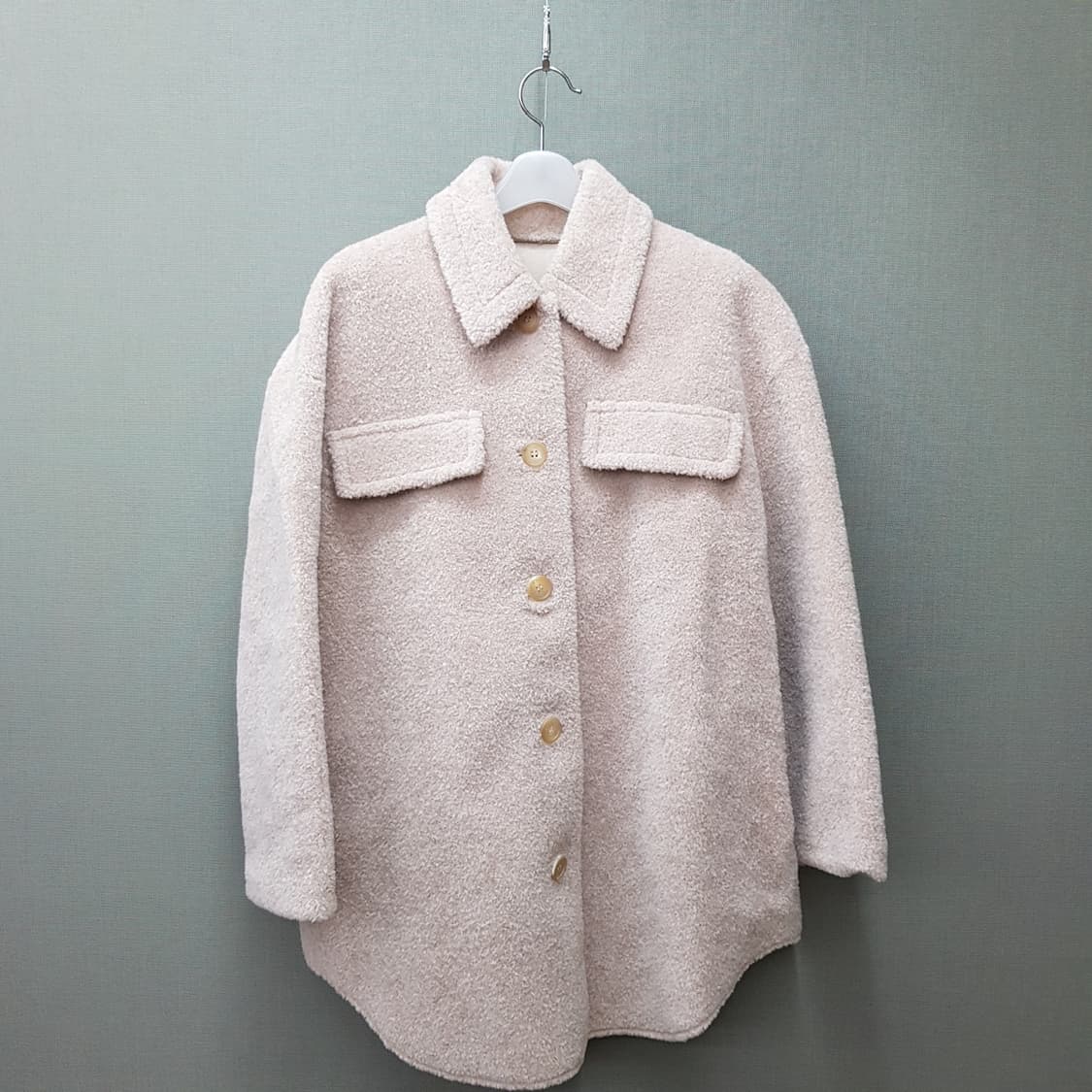 오르 orr  시어링 터치 울 사파리 자켓 xs사이즈 상품이미지3