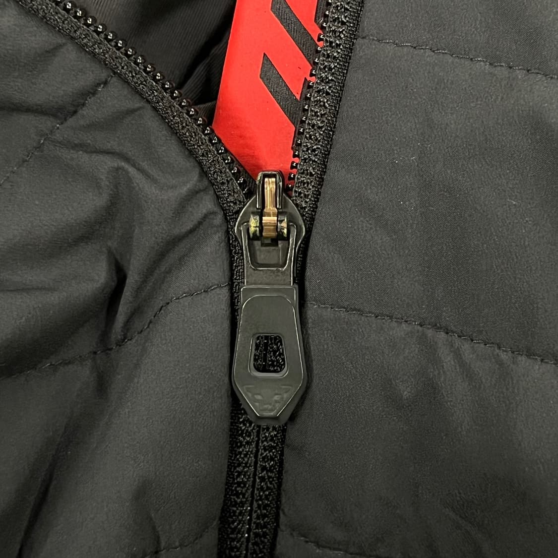 [정품/L] 다이나핏 블랙 후드 퀼팅 자켓 b8 상품이미지7