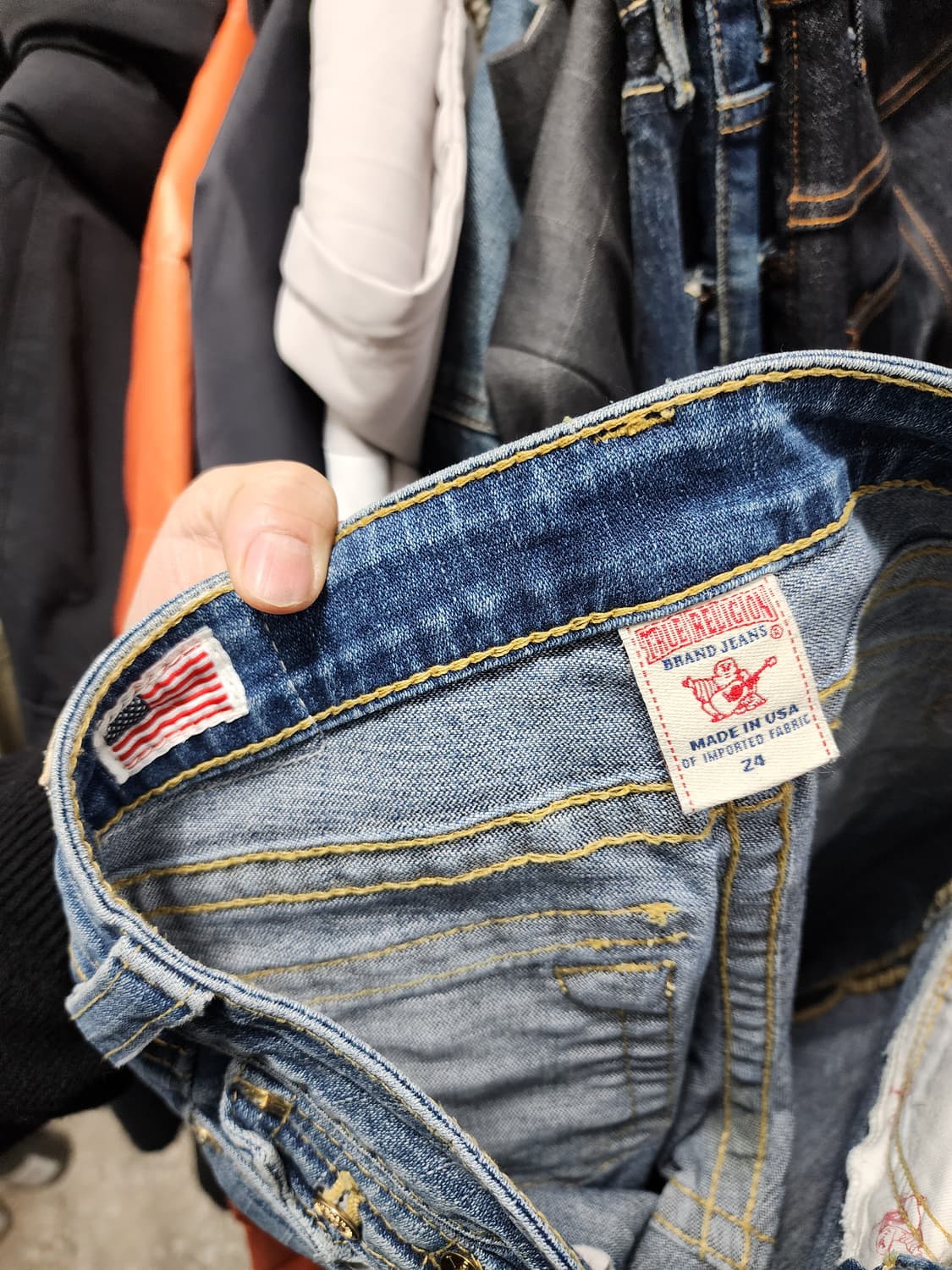 트루릴리젼 부츠컷 데님 청바지 상품이미지6