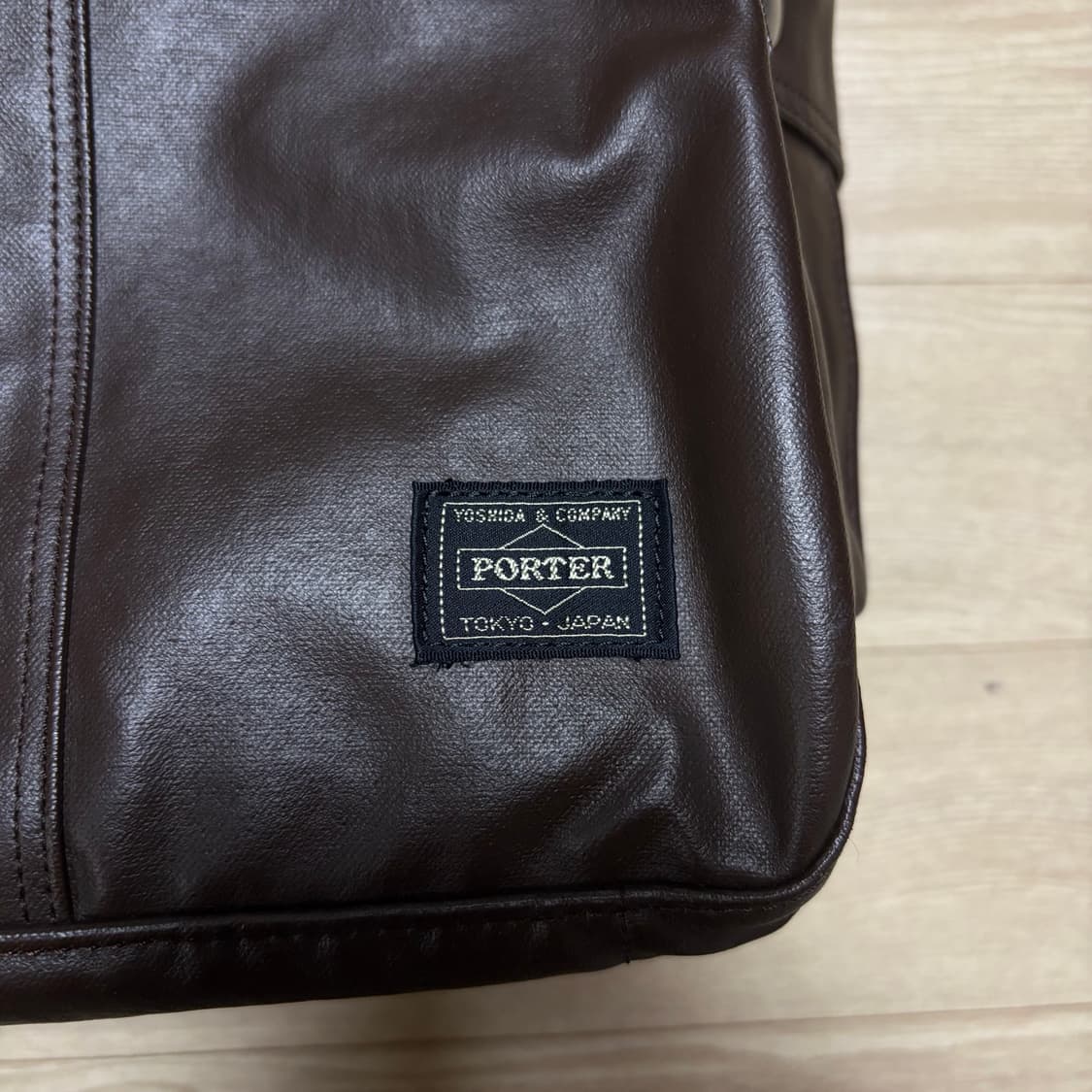 요시다포터 porter 프리스타일 보스턴백 브라운 (미사용에 가까움) 상품이미지3