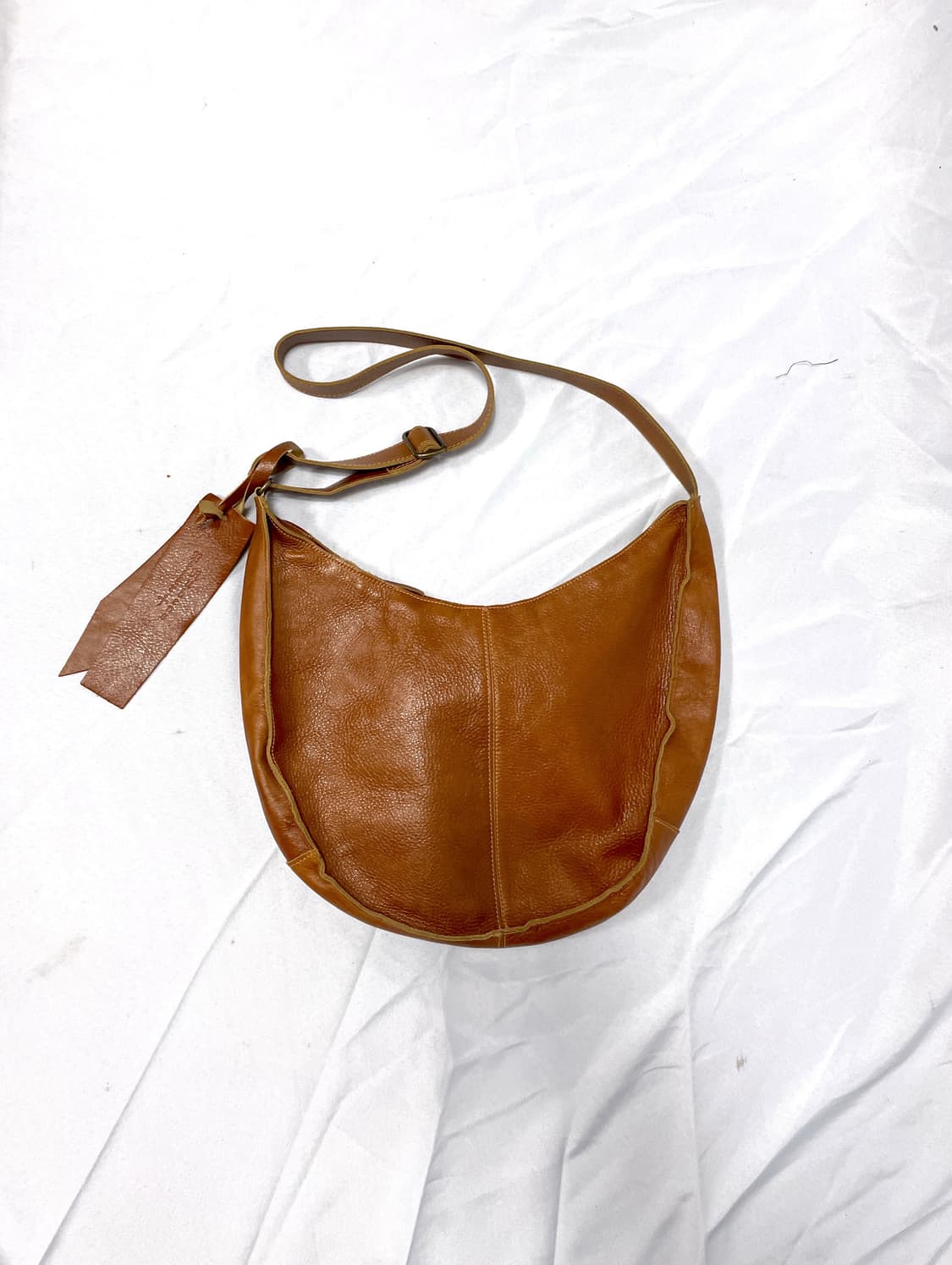 빈티지 리얼레더 호보 크로스백 상품이미지3