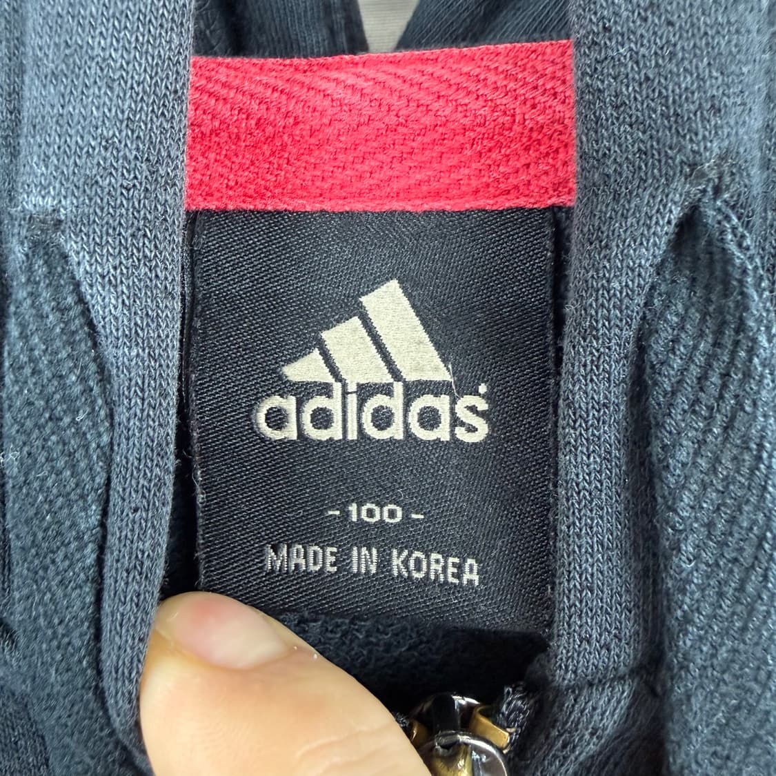 (100) 아디다스 배스킷볼 백로고 후드집업 블랙 상품이미지3