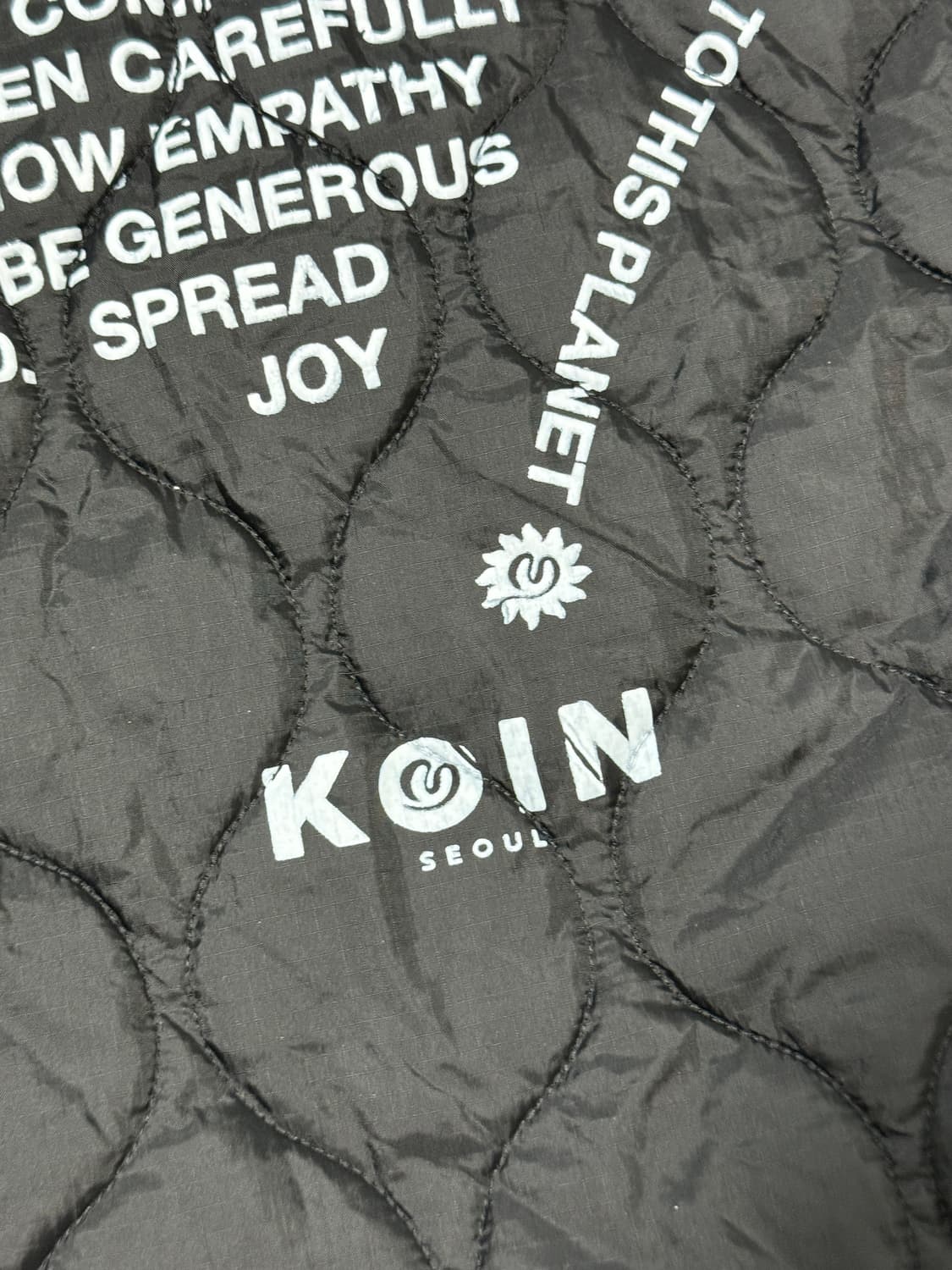 플리마켓🔥 코인서울x밈더워드로브 러브레터 퀼팅 자켓 상품이미지3