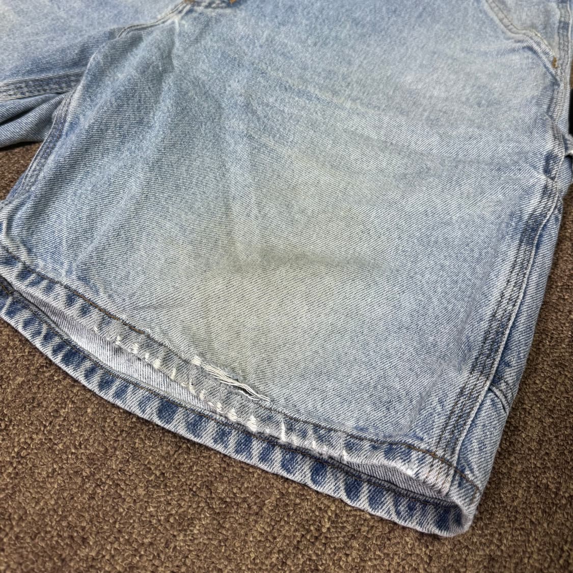 00‘s 칼하트 데님 카펜터 쇼츠 상품이미지7