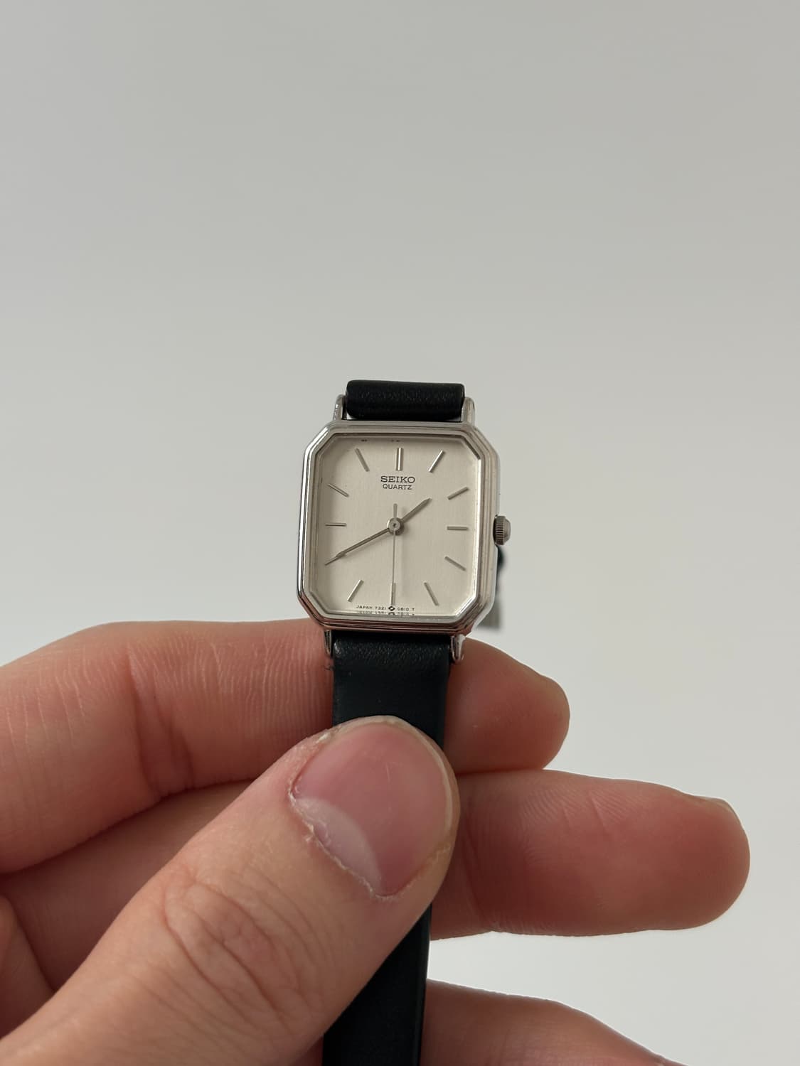 1980s Silver Square Ladies Quartz  상품이미지3